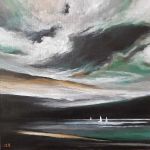 Na morzu-obraz akrylowy formatu 40/40 cm - 