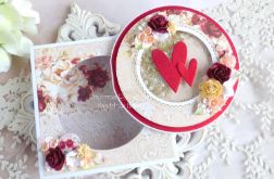 Ślubna kartka w pudełku 1059