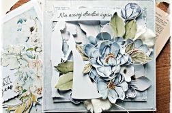 Na nową drogę życia - kartka ślubna w pudełku