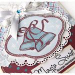 Kartka świąteczna z dzwonkami - 