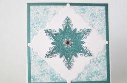 Kartka BOŻE NARODZENIE ze śnieżynką