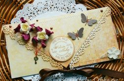 Kopertówka z okazji ślubu-wrzosowisko