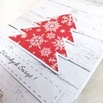 Kartka świąteczna choinka z kopertą - Prawy bok