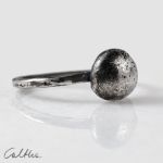 .Kamyk – srebrny pierścionek rozm. 13 (2211-12) - prosty pierścionek