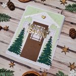 Kartka świąteczna - drzwi 6 - Zbliżenie