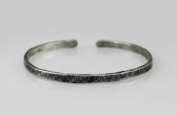 Nieregularna - srebrna bransoleta 190811-08