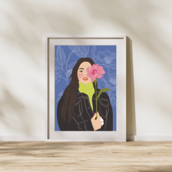 Plakat Rosalia Pink 30x40cm