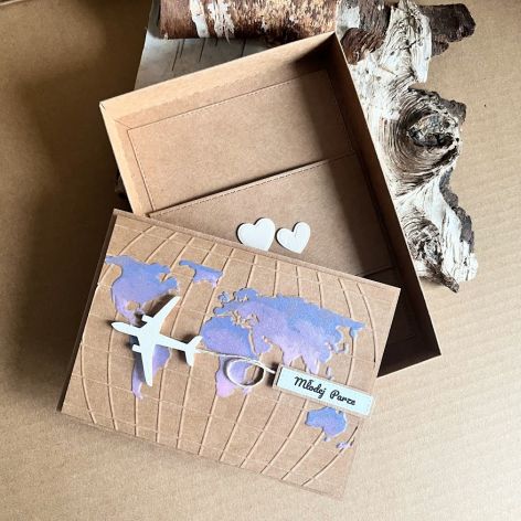 067,na ślub w szczęśliwą podróż w pudełku z torebką