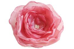 Broszka pudrowy róż 8cm