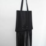 TORBA Z DŁUGIMI FRĘDZLAMI skóra naturalna - 