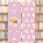 Papierowa zakładka do książki Pszczółka  - 