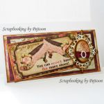 Vintage romance - komplet kartka i notes A5 - 