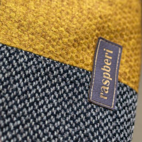 Miodowa kosmetyczka midi patchwork