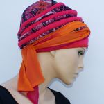 lekki turban SOCZYSTY II - wiązanie z tyłu