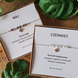 Bransoletka urodzinowa - maj / czerwiec