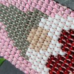 Skrzat Krasnal Walentynki różowy  - Brelok zawieszka do kluczy torebki - Skrzat Krasnal Walentynki różowy  - Brelok zawieszka do kluczy torebki