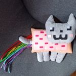 Nyan Cat maskotka handmade - 2