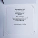 Minimalistyczna kartka ślubna handmade z różą - Kartka ślubna z wyjątkowymi życzeniami