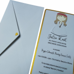 Zaproszenie na I Komunię Świętą (dziewczynka) - zaproszenie