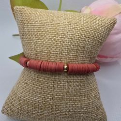 Bransoletka różowo-czerwona