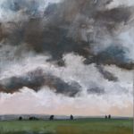 Pejzaż-praca pastelami suchymi formatu 24/18 cm  - 