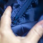 Granatowa listonoszka z kominem z weluru w figi handmade, unikat - 