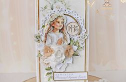 Kartka pamiątka komunijna "SimpleStory"GOTOWA