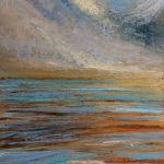 Morze-rysunek pastelami olejnymi A5 - 