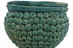 Doniczka Ceramiczna - Pełnia Magii. Doniczka Ręcznie Robiona (Handmade)