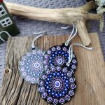 Komplet ręcznie malowanych bombek świątecznych - Mandala - 4