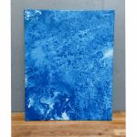 Ręcznie malowany pouring akryl 40 x 50 cm - Możliwość powieszenia w dowolnym kierunku