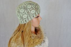 Czapka HAND MADE pistacjowa