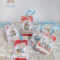 Etykietki do świątecznych prezentów zestaw 1 Etykietki do świątecznych prezentów zestaw 1