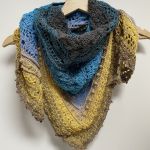 Chusta szydełkowa ombre SisLove ręcznie robiona - chusta ręcznie robiona