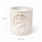 Świecznik gipsowy Afrodyta – elegancki świecznik dekoracyjny handmade - 