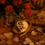 PREZENTOWY ZESTAW WALENETYNKOWY ZE SWIECĄ SOJOWĄ - zestaw świeca sojowa miłość serce walentynki