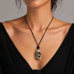 Naszyjnik z kamieniem księżycowym Tiffany - Naszyjnik z kamienia księżycowego regulowany