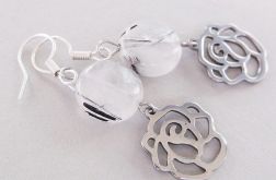 Róże i kwarc z turmalinem