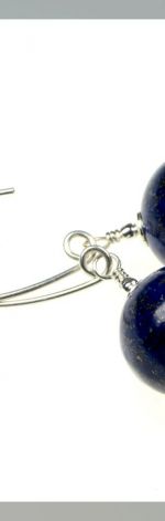 Srebro Lapis Lazuli z Pirytem