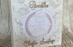 Kartka scrapbooking Aniołek Chrzciny, Chrzest