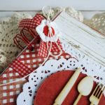 Przepiśnik - czerwony ze sztućcami - 