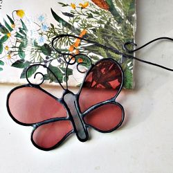Zakładka do książki duży motyl fiolet