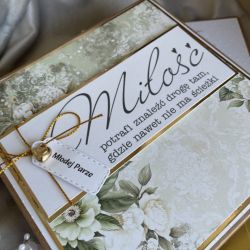 Ślubna kartka w pudełku z kopertą! #2