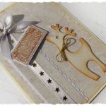 Kartka świąteczna z reniferem - 