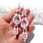  ślubne kolczyki sutasz   - null