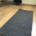 Dywan prostokątny z sznurka bawełnianego 70x140cm. - 