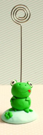 Żabka 3D - stojaczek na zdjęcie