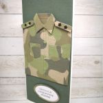 Kartka z okazji promocji oficerskiej-dwie gwiazdki 1 - 