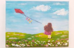 Obraz "Dziewczynka z latawcem"