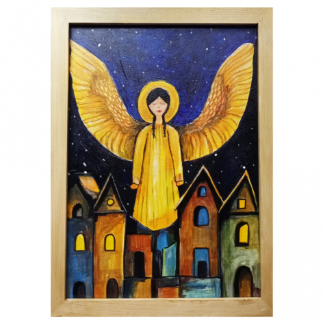 Anioł Stróż Domowy, 33x24 cm, J Aga Art